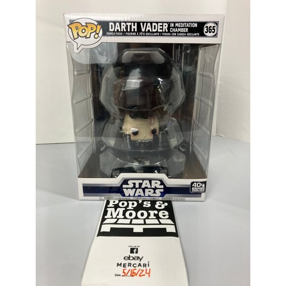 Funko Pop! Star Wars! Darth Vader in Meditation Chamber Deluxe Vinyl Figure - Picture 1 of 11